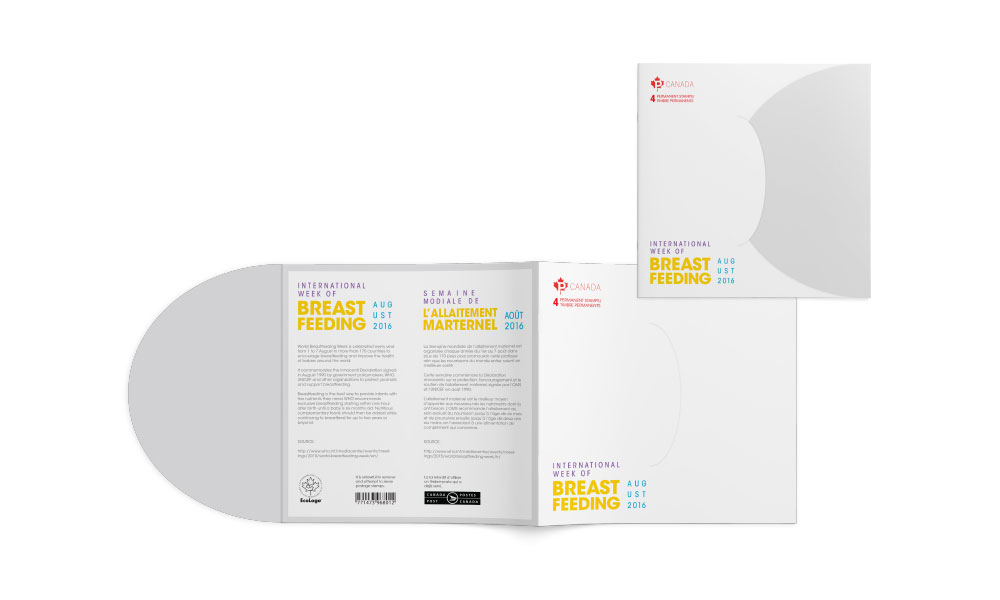 front and back stamp package booklet