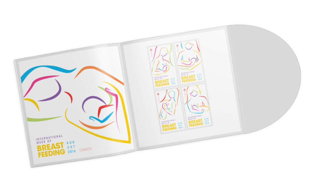 inside stamp package booklet